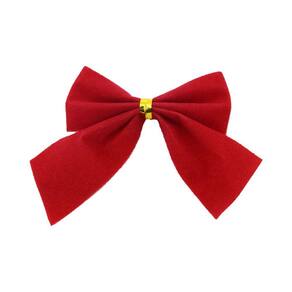 Laço de Natal Le Camurça Vermelho 5,5cm com 12 Unidades