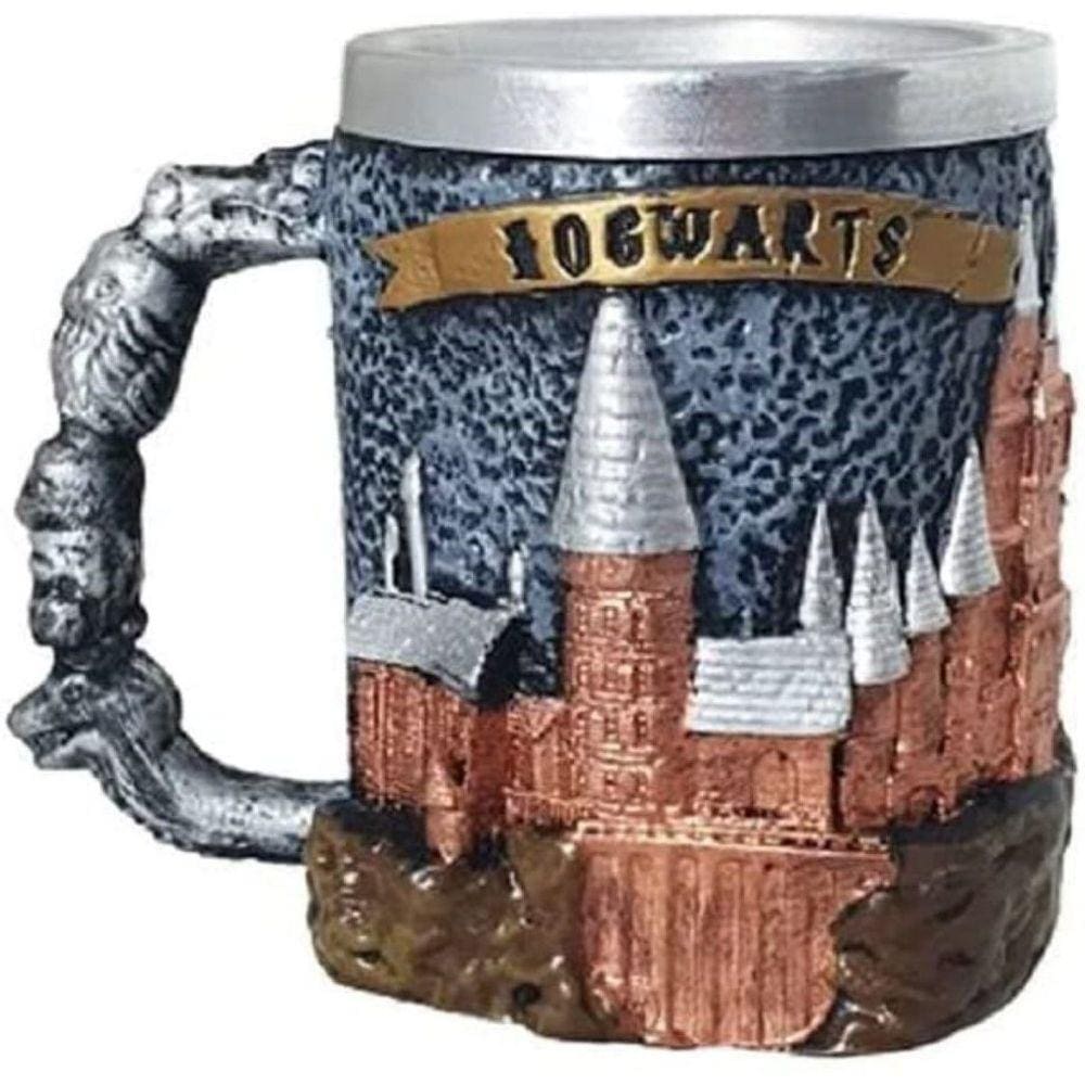 Caneca De Resina 3D Hogwarts: Harry Potter