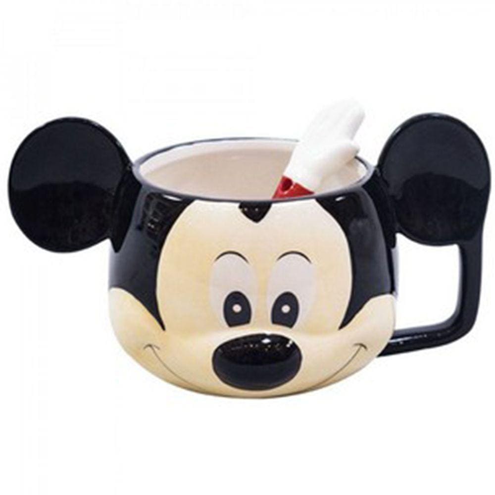 Caneca De Porcelana Rosto Mickey: Disney