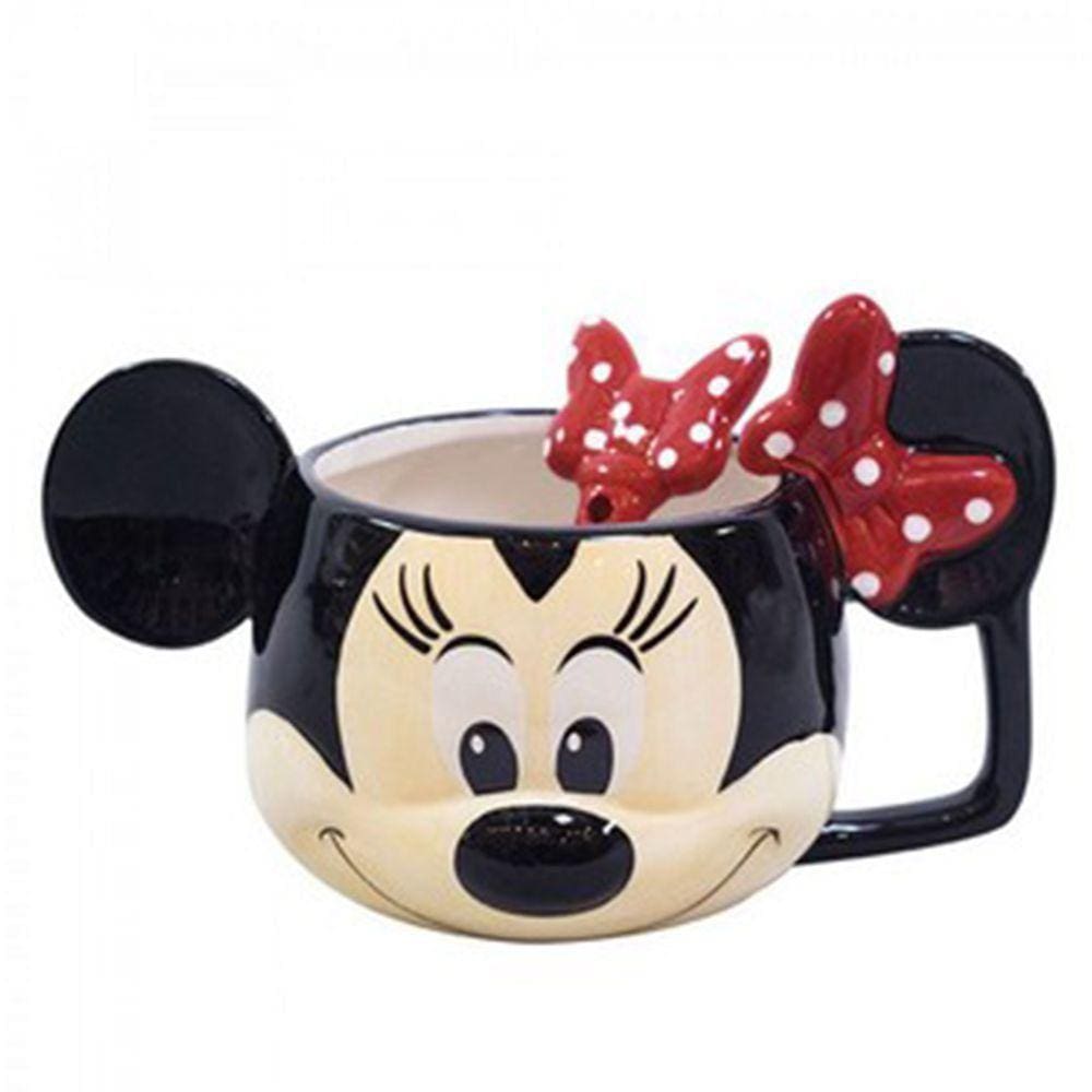 Caneca De Porcelana Rosto Minnie: Disney