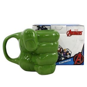 Caneca 3D Punho do Hulk: Marvel