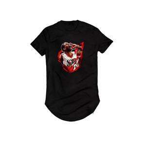 Camiseta Longline Allen Iverson Philadelfia Barkley Basquete