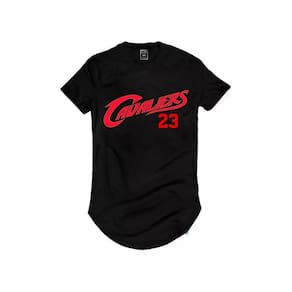 Camiseta Longline Cavalier King James Basquete LakerNation