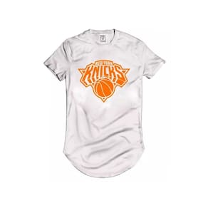Camiseta Longline New York Knickss Carmelo Anthony Basquete