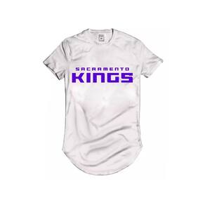 Camiseta Longline Sacramento Kings De Aaron Fox Basquete