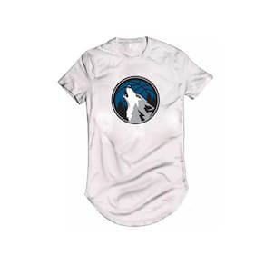 Camiseta Longline Minnesota Timberwolve Garnett Basquete