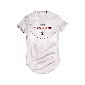 Camiseta Longline Basquete Kyrie Irving Cleveland Cavalier
