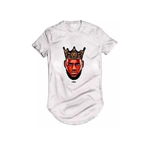 Camiseta Longline King James Cavalier Miami Heatt Basquete 2