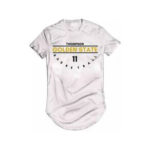 Camiseta Longline Klay Thompson Golden State Warrior Basquet