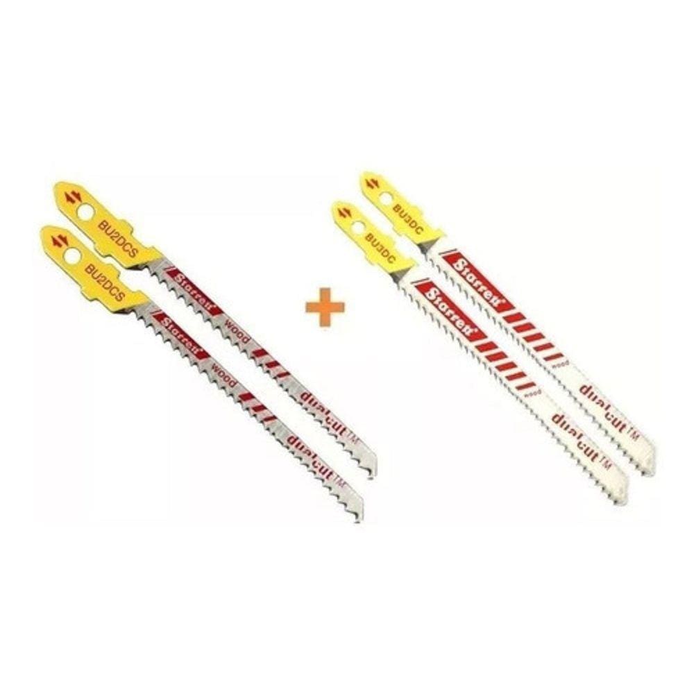 Lamina Tico Tico P/ Mdf Bu2dc + Bu3dc 4Pcs Starrett