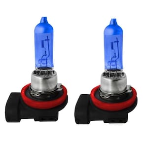 Par De Lampadas 12V H8 Super Branca 2 Unidades 8500K 35W