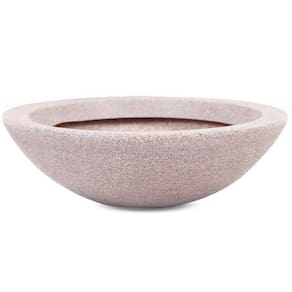 Vaso Bacia Verona Plástico Pedra 16cm Polietileno Afort