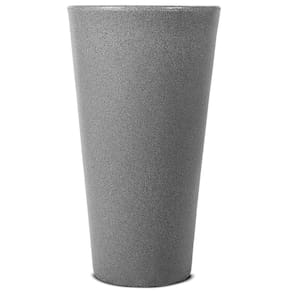 Vaso Cônico Aldora Plástico Pedra 66cm Polietileno Afort