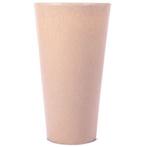 Vaso Cônico Aldora Bege 56cm Polietileno Afort