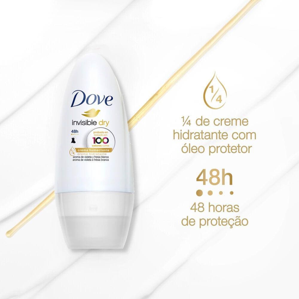 Desodorante Roll On Dove Invisible Dry 50ml