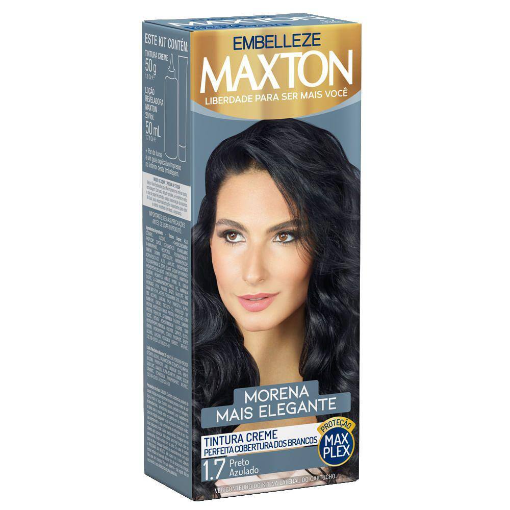 Kit Prático Maxton Preto Azulado 1.7