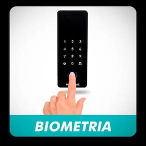 Fechadura Digital Biométrica Athenas para Portas de Madeira PRIMEBRAS