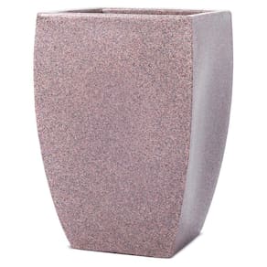 Vaso Quadrado Apolo Plástico Pedra 45cm Polietileno Afort