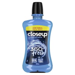 Antisséptico Bucal Close Up Ice Com Álcool 500ml