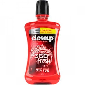 Antisséptico Bucal Close Up Red Hot Sem Álcool 500ml