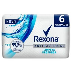 Sabonete Rexona Antibacterial Limpeza Profunda - 6 Unidades