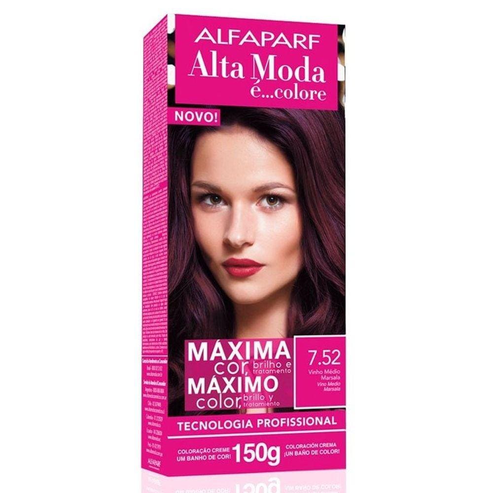 Tintura Alta Moda Vinho Médio Marsala 7.52