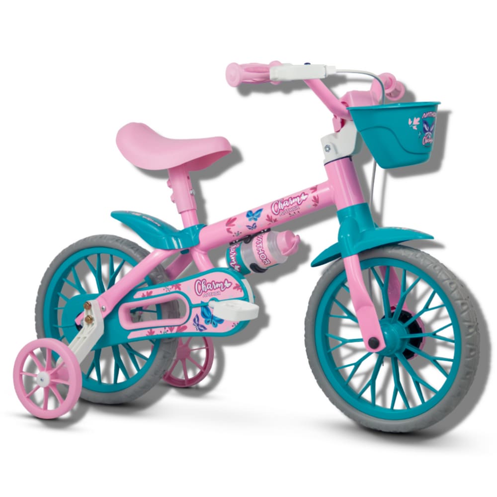 BICICLETA INFANTIL NATHOR ARO 12 CHARM DE 2 a 4 ANOS