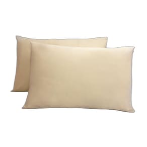 Kit 4 Fronhas 50X70Cm 100% Algodão Percal 200 Fios Caqui