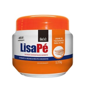 Creme Hidratante Para Pés Tratamento Lisa Pé Bio Soft 120g