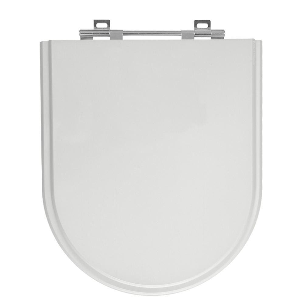 Assento Laqueado Carrara Cinza Real Claro Tampa Vaso Deca