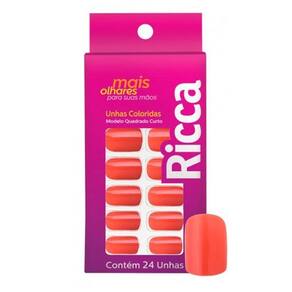 Unhas Postiças Ricca Vermelho Paixão - 1340