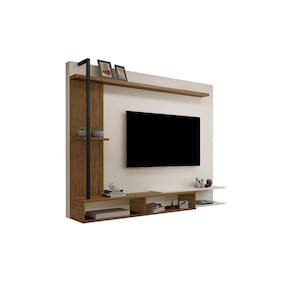 Painel Home Suspenso Estilo Industrial Onix Tv 65 Polegadas Luapa Móveis