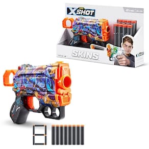 X-Shot - Skins - Menace - 8 Dardos - Spray Tag