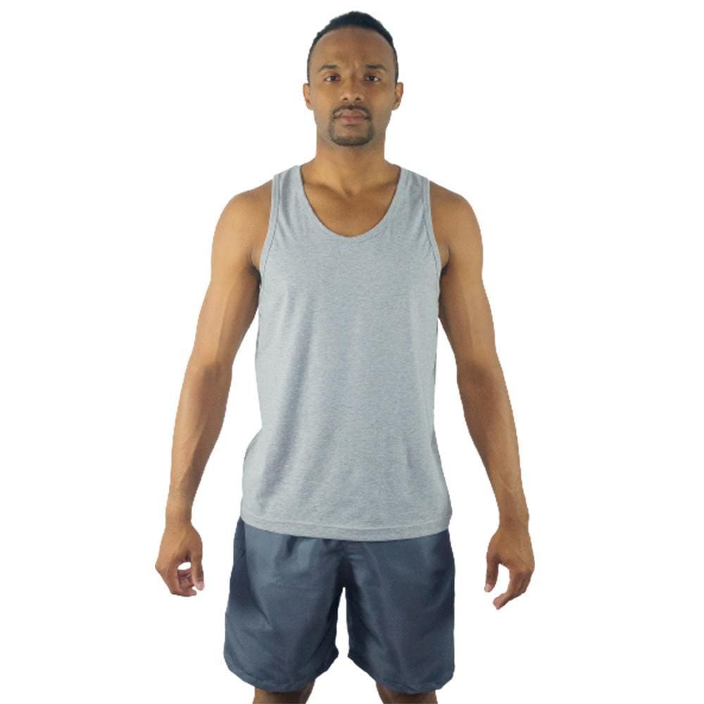 Kit Camiseta Regata + Short Masculino Básico Verão Casual