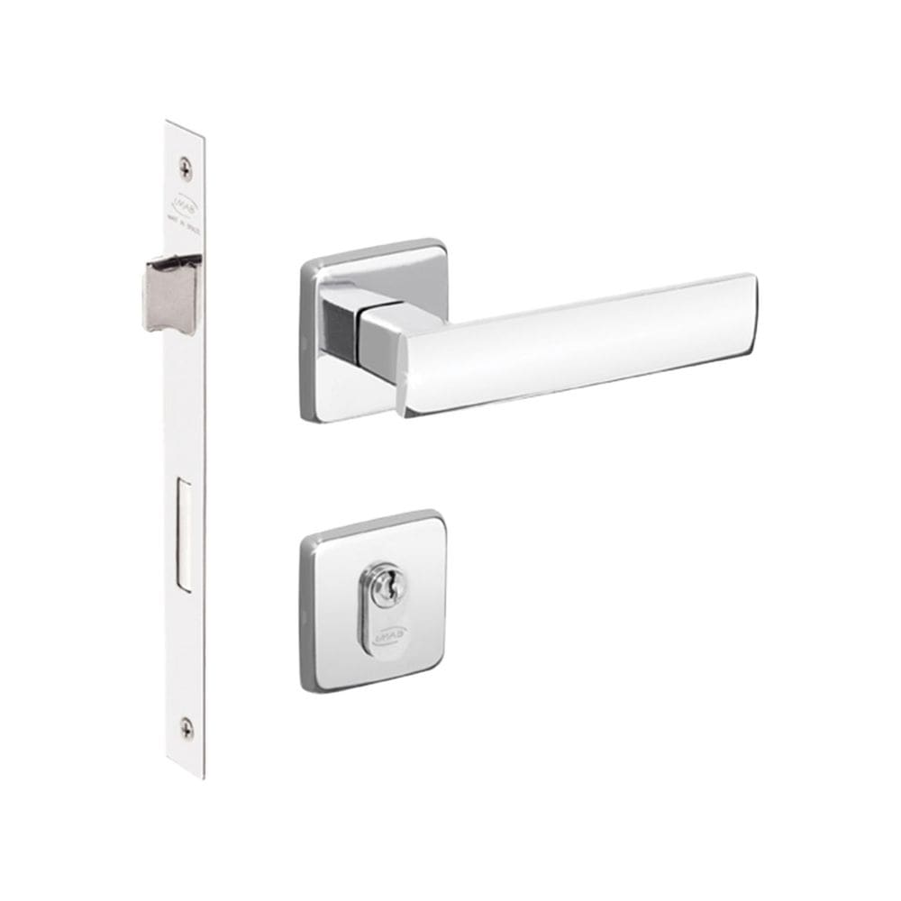 Fechadura Imab Metro Light Em Aço Externa 55mm Cromado
