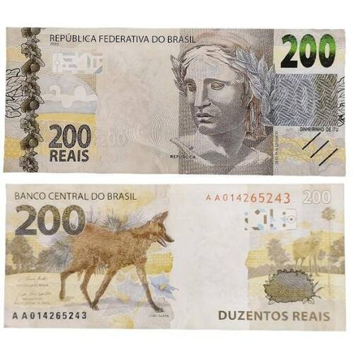 Nota Dinheiro 10,00 Reais Pct C/ 100 Cédulas S/ Valor Com.