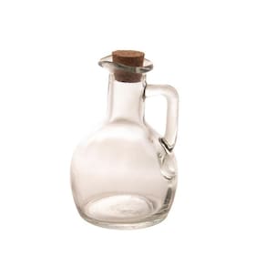 Galheteiro De Vidro Com Tampa De Rolha 180Ml Lyor