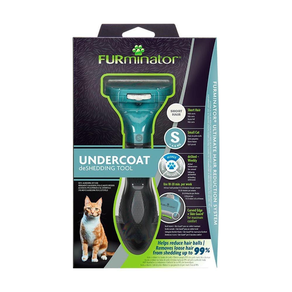 Escova Furminator Gato Pelo Curto Porte Pequeno Rasqueadeira