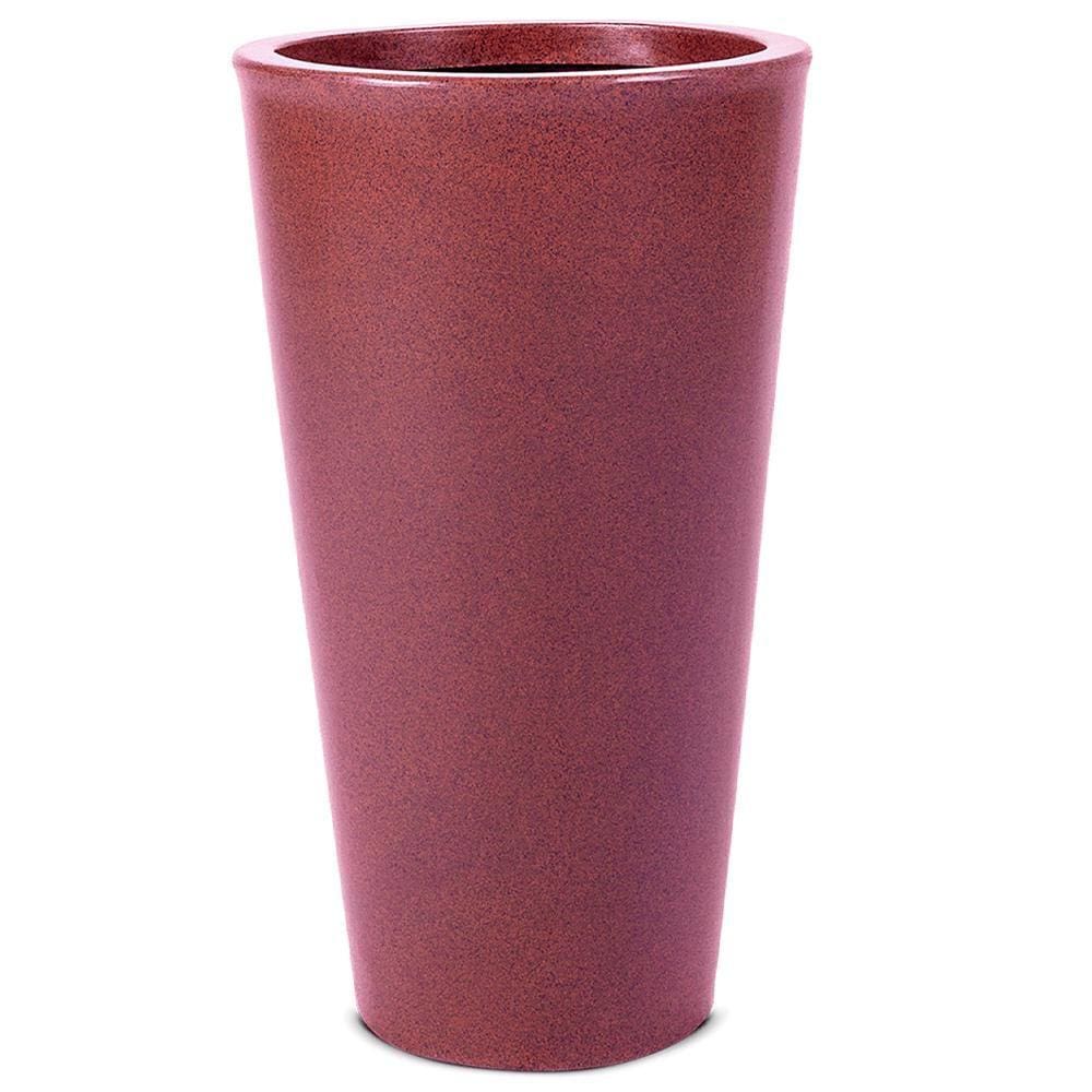 Vaso Cônico Aldora Café 45cm Polietileno Afort