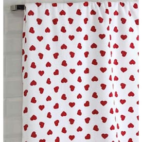 Toalha De Rosto Felpuda 50X80 Formosa Coração Vermelho