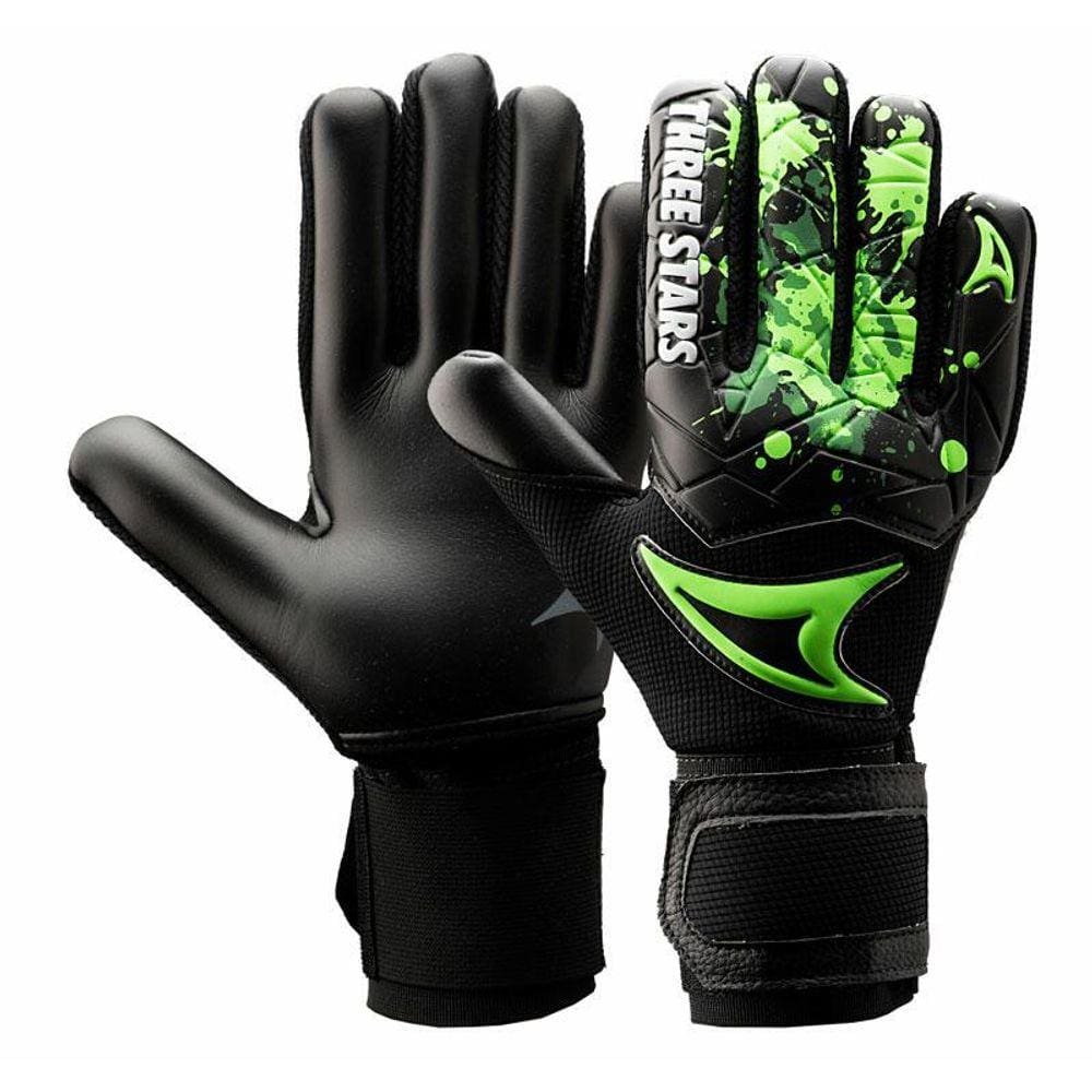Luva Goleiro Kick preto - Three Stars