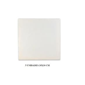 Kit com 3 Telas para Pintura Algodão Tamanho 30x30cm