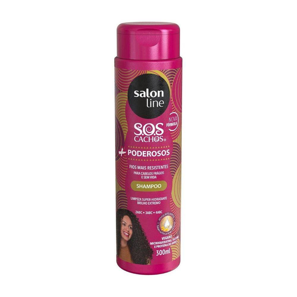 Shampoo Sos Cachos + Poderosos Salon Line 300Ml