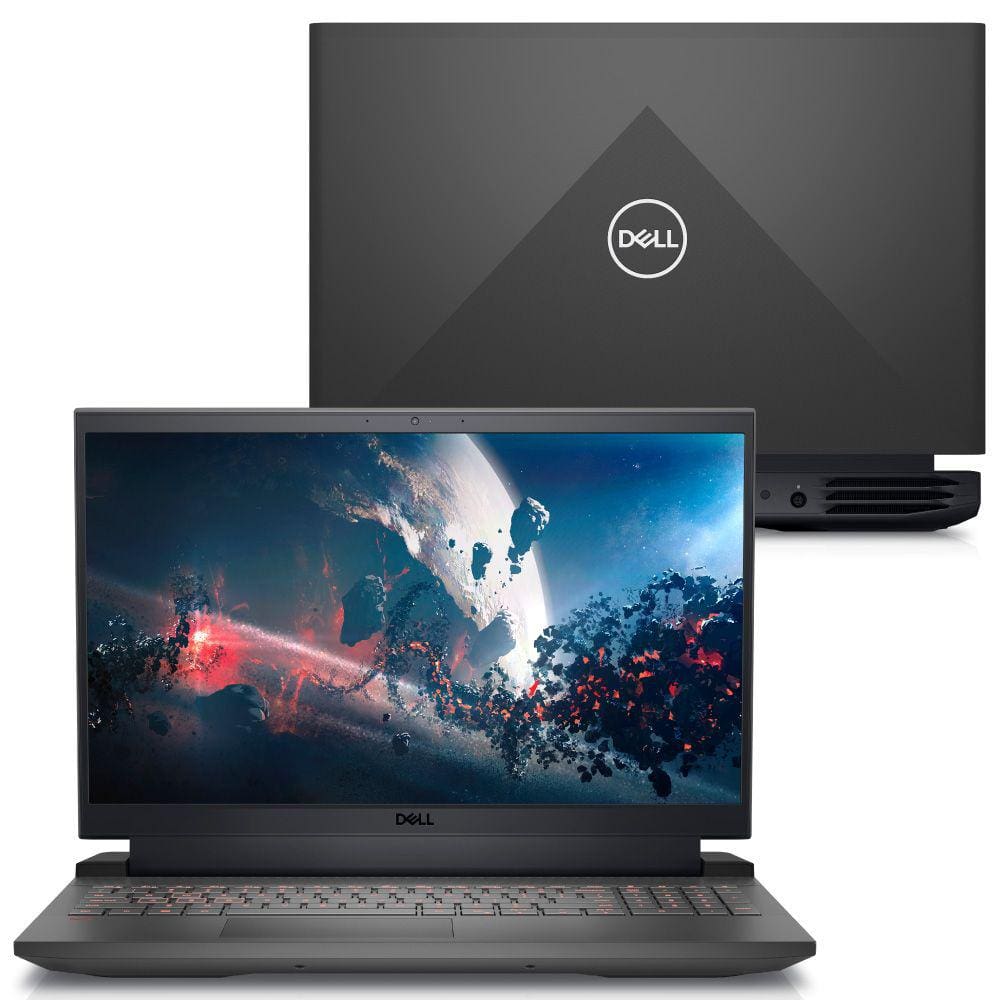 Notebook Gamer Dell G15-i1200-M30P 15.6" FHD 12ª Geração Intel Core i5 16GB 512GB SSD NVIDIA RTX 3050 Windows 11