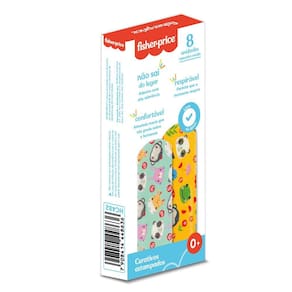 Curativo Estampado - Caixa Com 8 - Fisher Price - HC482
