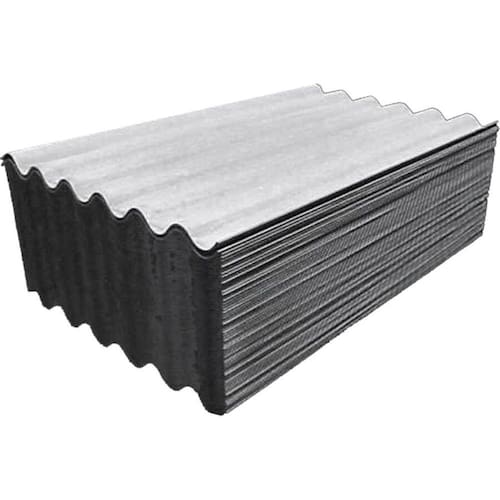 Telha Fibrocimento 4mm 50x244cm Cinza Eternit