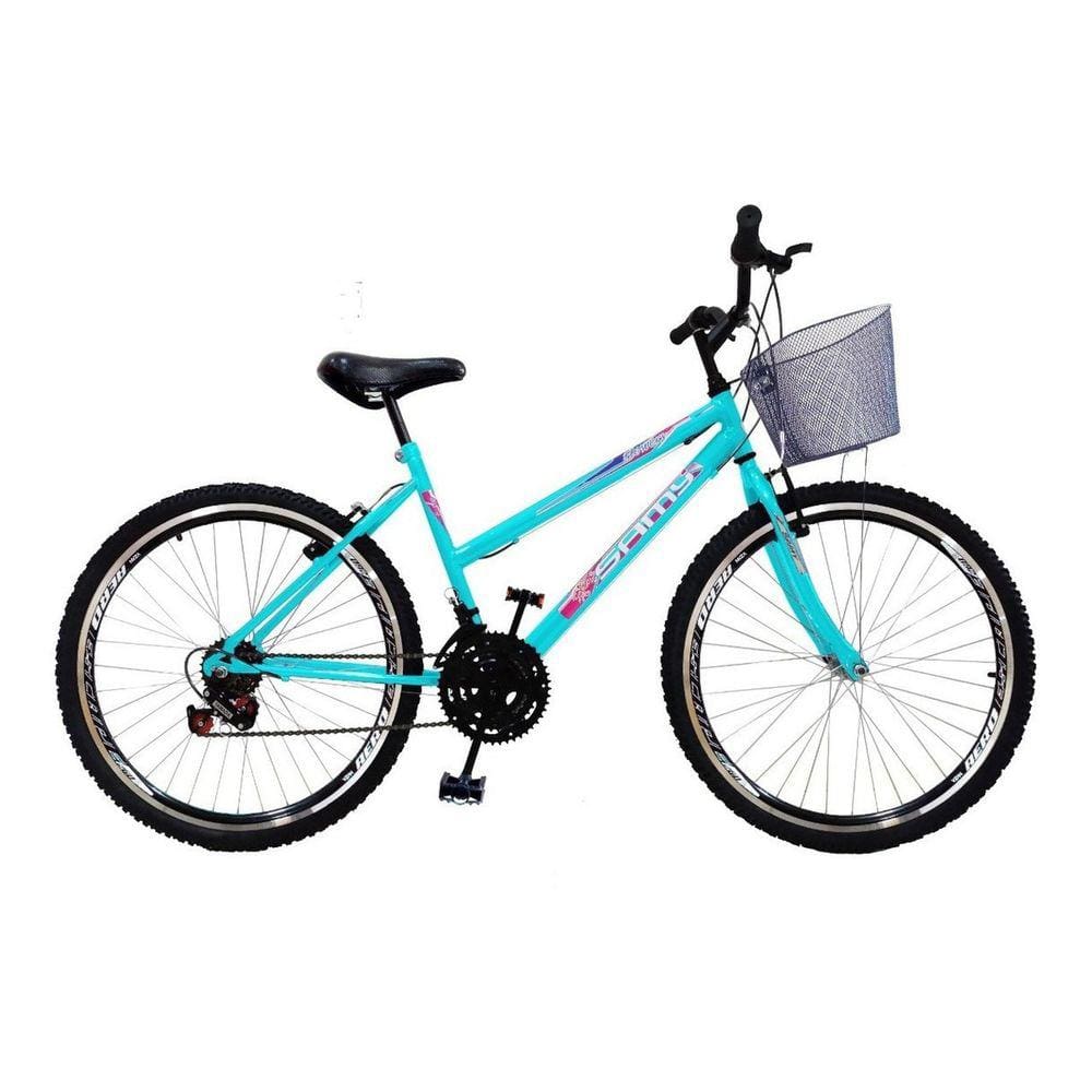 ULTRA BIKE Bicicleta Bikes Bicolor Feminina Aro 24 – 18 Marchas