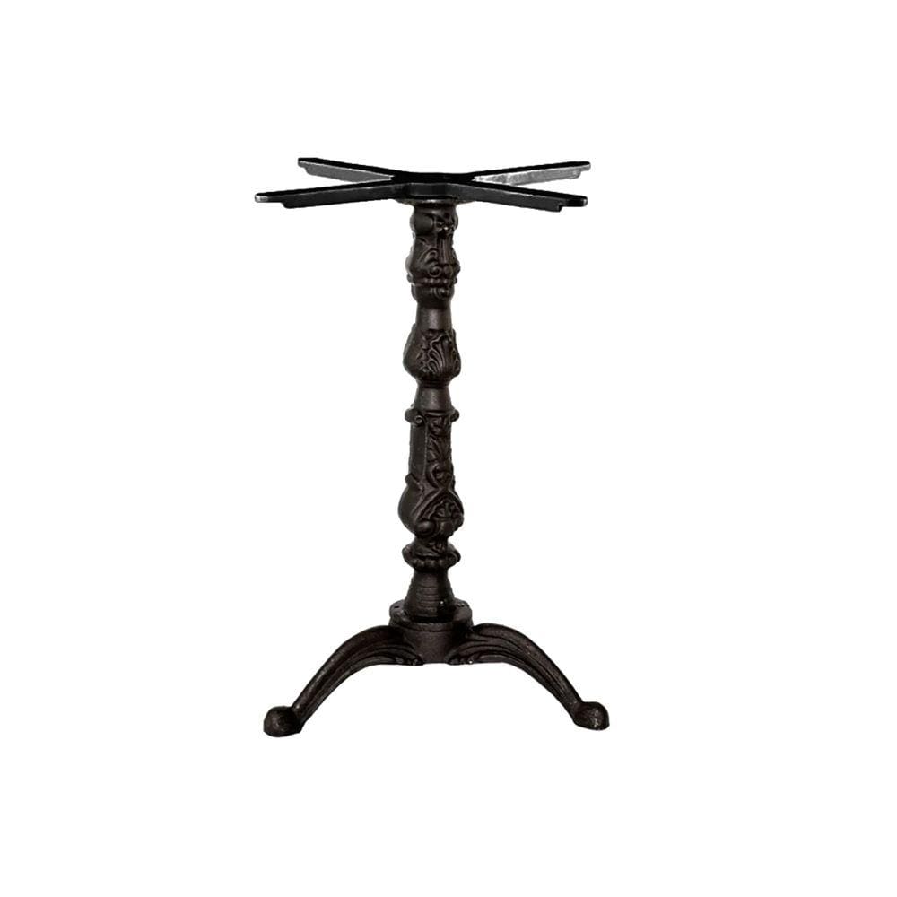 Kit Pé de Mesa Base e Trava Veroninha em Ferro Fundido
