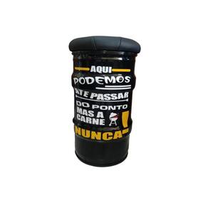 Banco Tambor Vintage Passar Do Ponto Tonel Puff