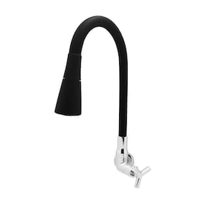 Torneira para Cozinha com Acionamento 1/4 Volta com Tubo Flexível e 2 Jatos de Dispersão Parede